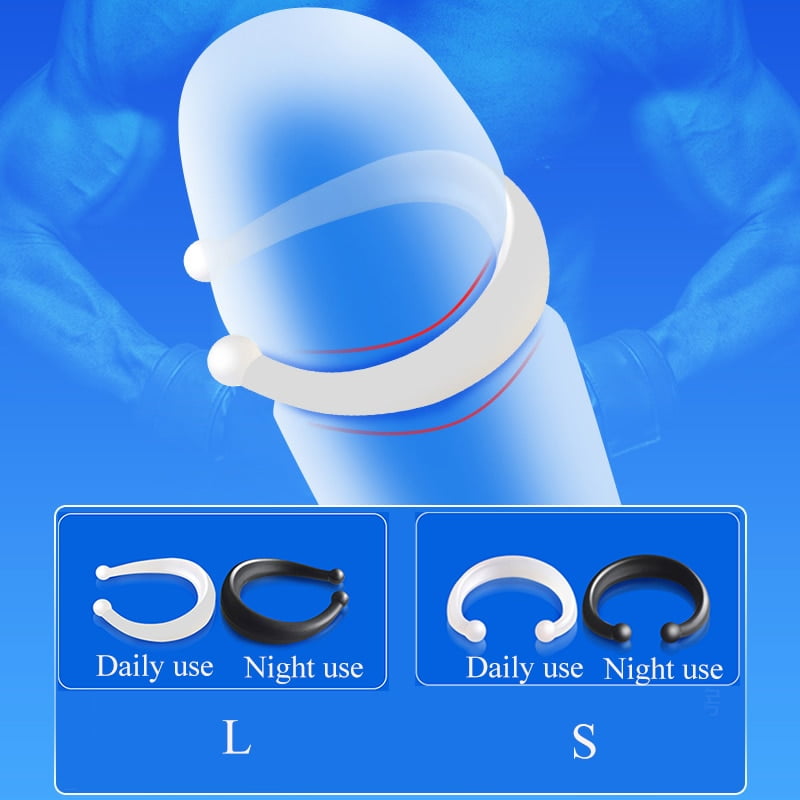 2PCS Men Foreskin Correction Hinder Ring Penis Training...