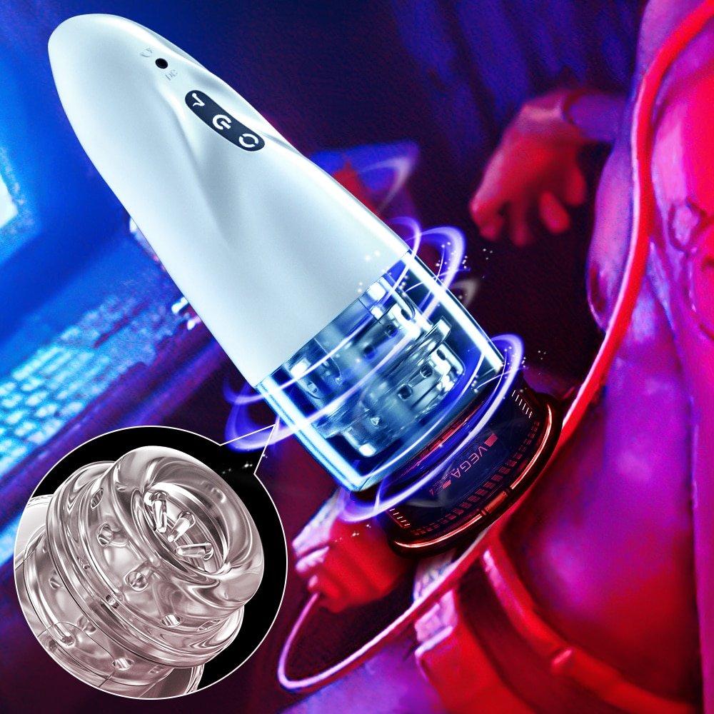 Automatic Male Masturbator Hands Free Stroker 10 adjustable...