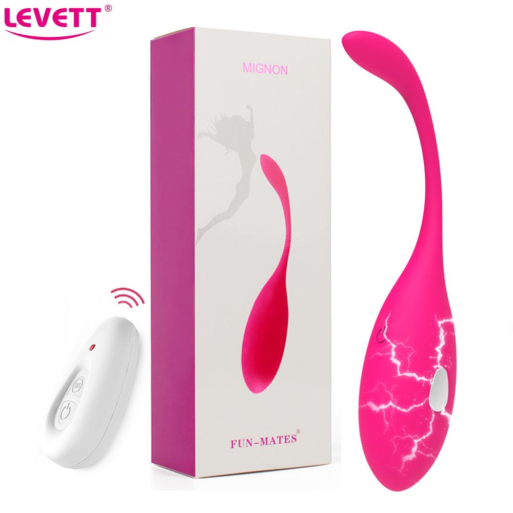 Electric Shock Vibrating Egg Vibrators For Women Wireless...