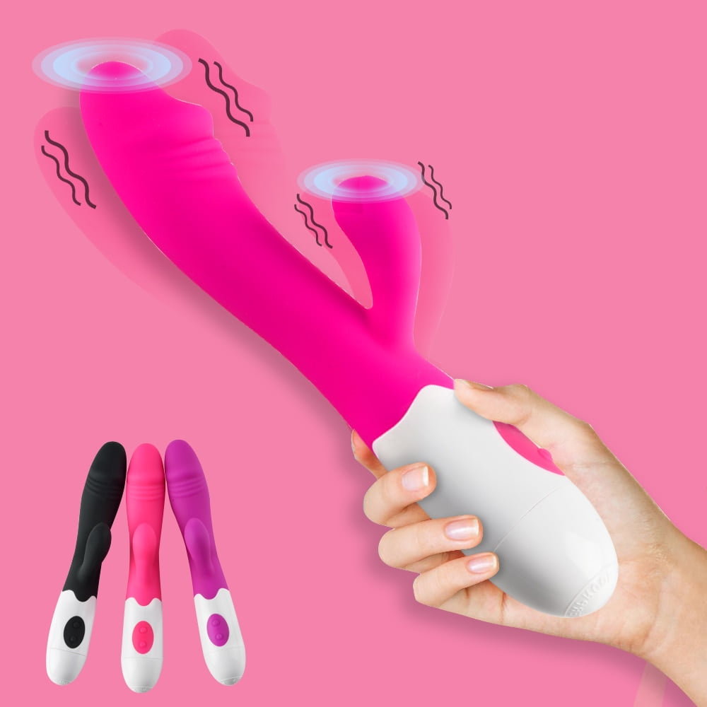 G Spot Dildo Rabbit Vibrator for Women Vaginal Clitoral...