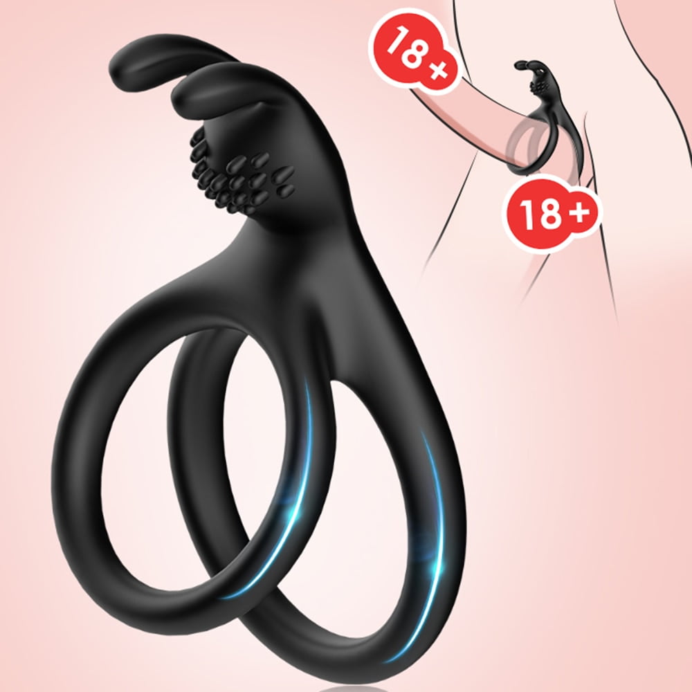 Silicone dual cock ring delay ejaculation for men Couple sexual toy adult sex lock Men’s ring penis enlargement Erection product