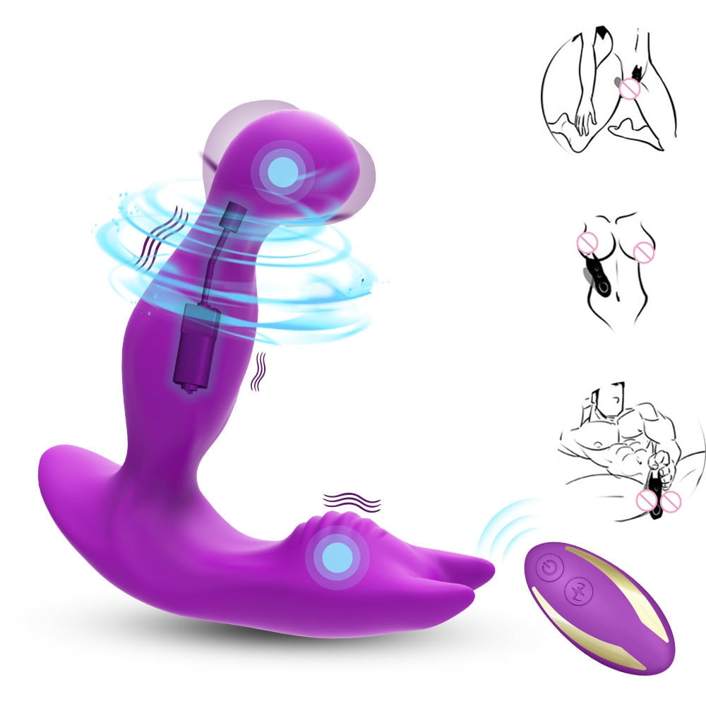 360 Degree Rotating men Prostate Massager Vagina Vibrator...