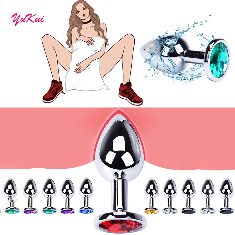 3 Sizes Sex Vibrator Metal Anal Toys For Women Adult...