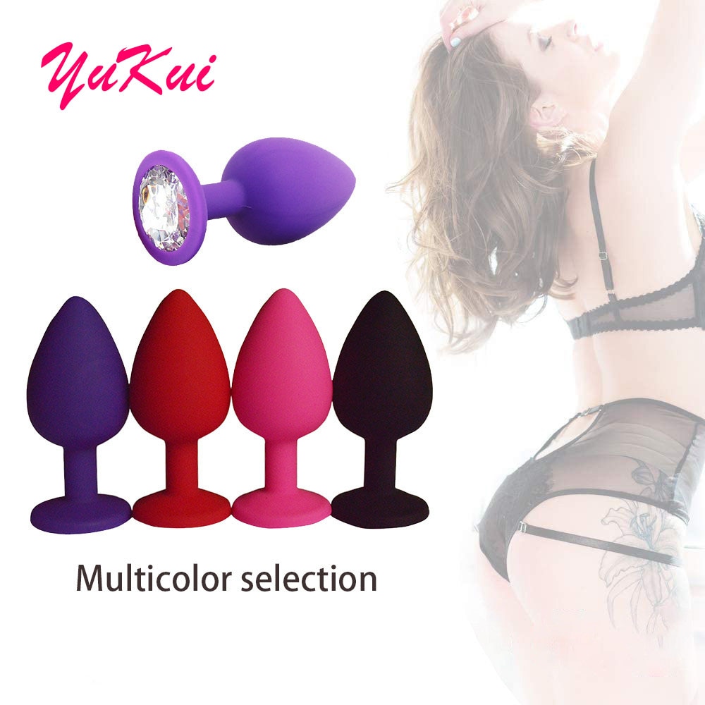 3Size Butt Anal Plug Sex Toys for Women Men Soft Silicone...