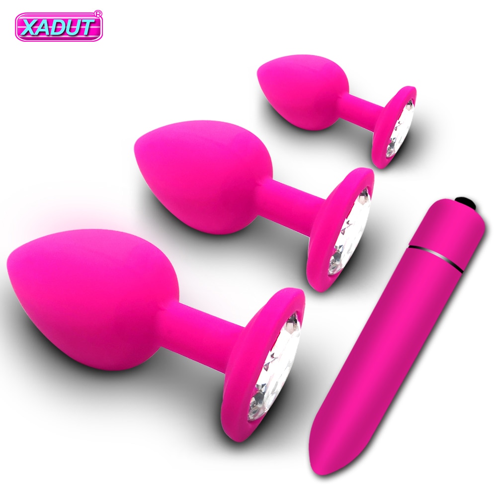 Anal Plug Butt Sex Toys for Women Men Soft Silicone...