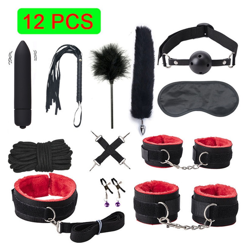 BLACKWOLF Bed Bondage Set BDSM Kits Exotic Sex Toys...